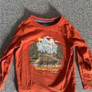 Eddie Bauer Kids Orange Yellowstone Graphic Tee